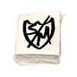 Preview: Sticker S&M Sharpie Shield Medium 100er Pack