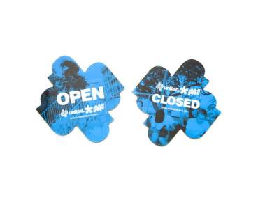 Schild United Open/Closed