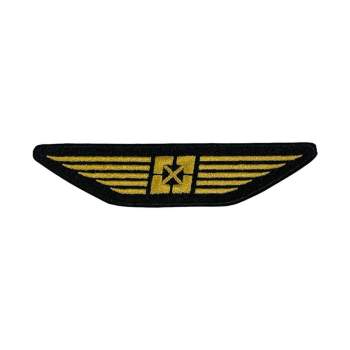 Patch Fit Wide Wings black/gold