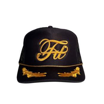 Cap Fit High Crown Captain Trucker