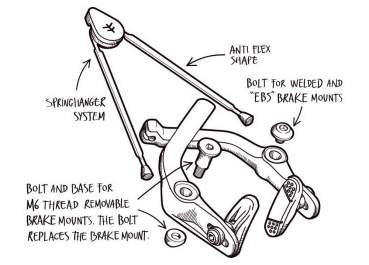 Bremse Fly Bikes Manual Cast Springhanger