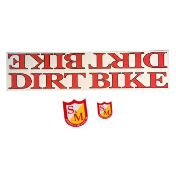 Frame Sticker Set S&M Dirt Bike Mid 90s