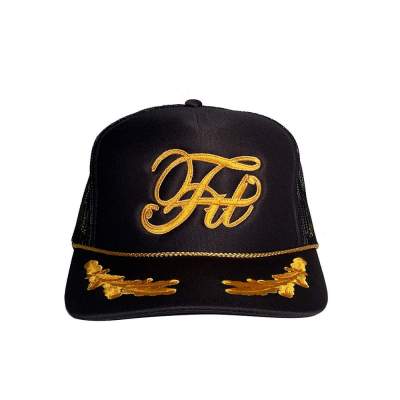 Cap Fit High Crown Captain Trucker