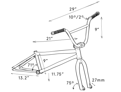 BMX-Bike Fly Bikes Proton CST