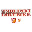 Frame Sticker Set S&M Dirt Bike Mid 90s